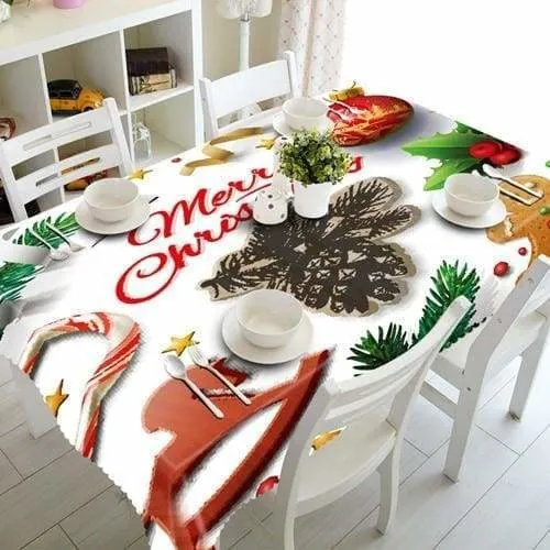 3D Christmas Tablecloth Just For You