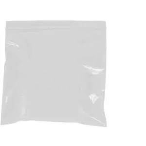 3" x 3" - 2 mil White Reclosable Poly Bags