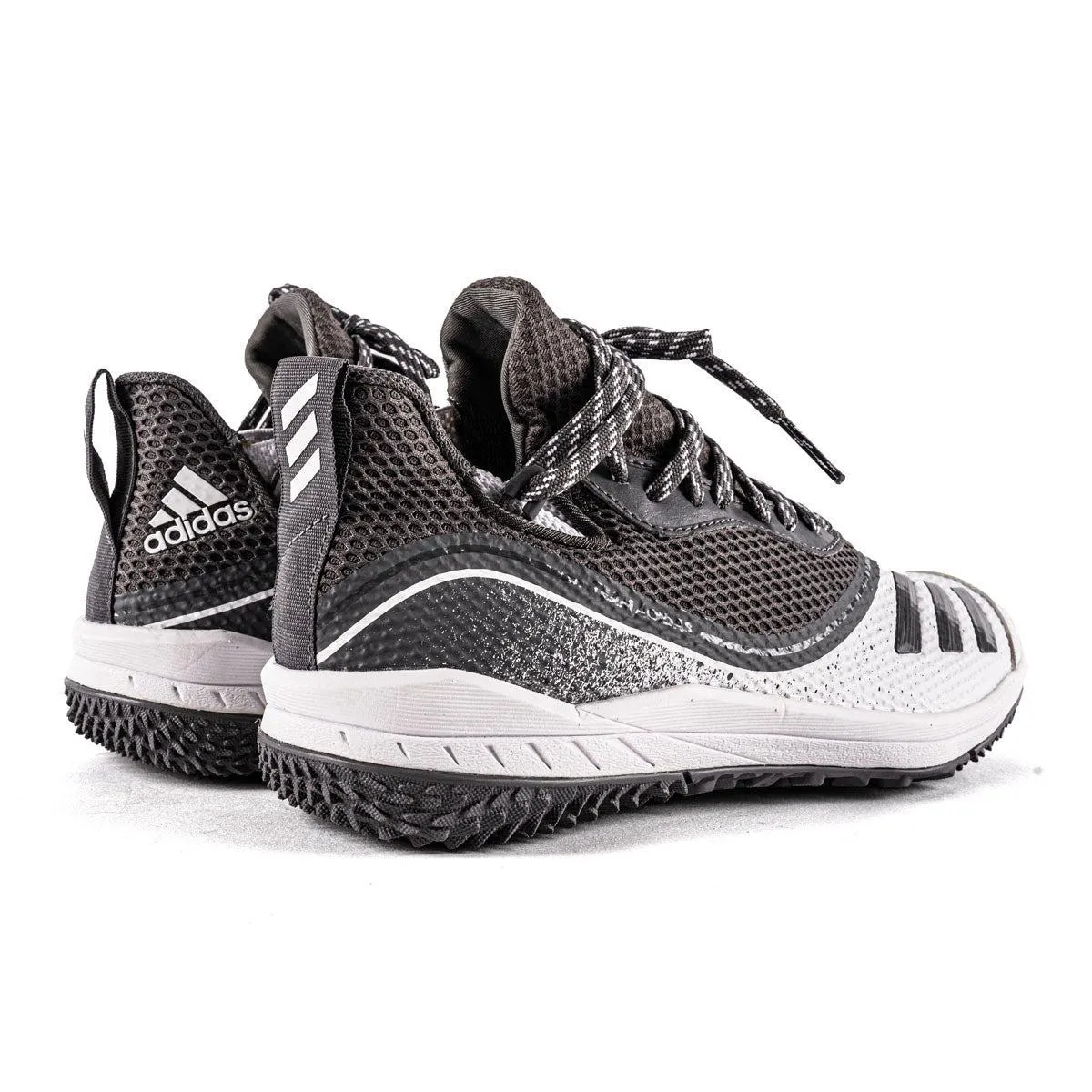 Adidas Icon 5 Turf Basketball Sport Shoes Fabric Grey Colour For Men