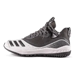 Adidas Icon 5 Turf Basketball Sport Shoes Fabric Grey Colour For Men