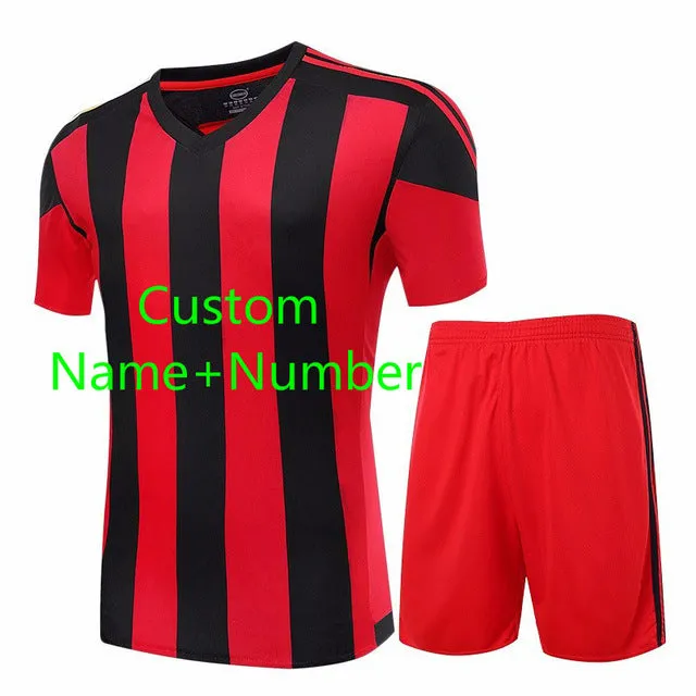 Adult/kids Breathable Soccer Set Soccer Jerseys Uniforms Children Football Kit Shirt Tracksuit