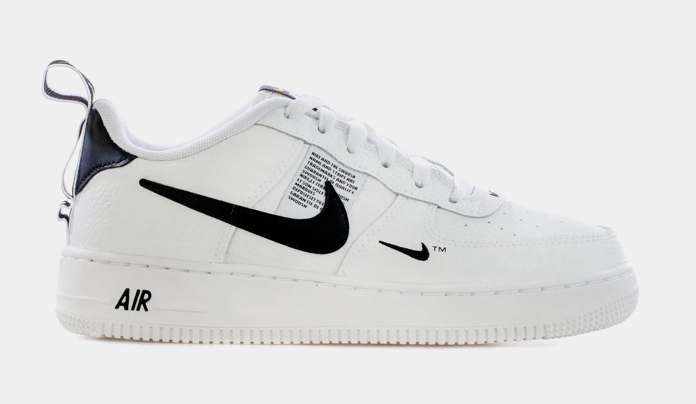 Air Force 1 LV8 Utility Grade School Lifestyle Shoes (White)