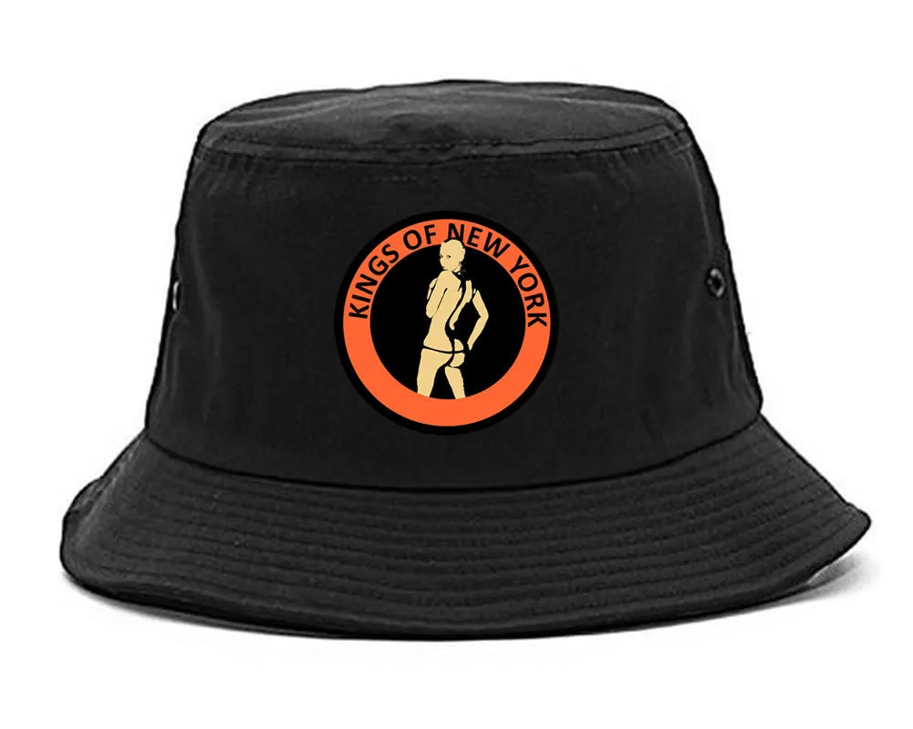 Amber Twerk Kings Of New York Logo Bucket Hat