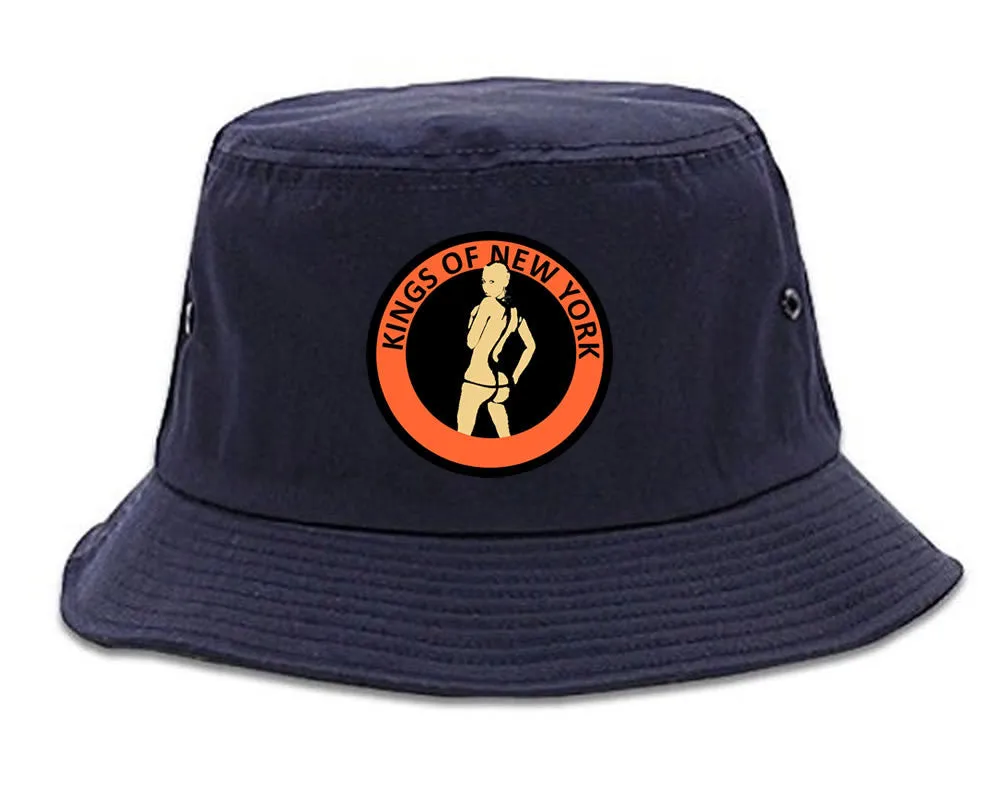 Amber Twerk Kings Of New York Logo Bucket Hat