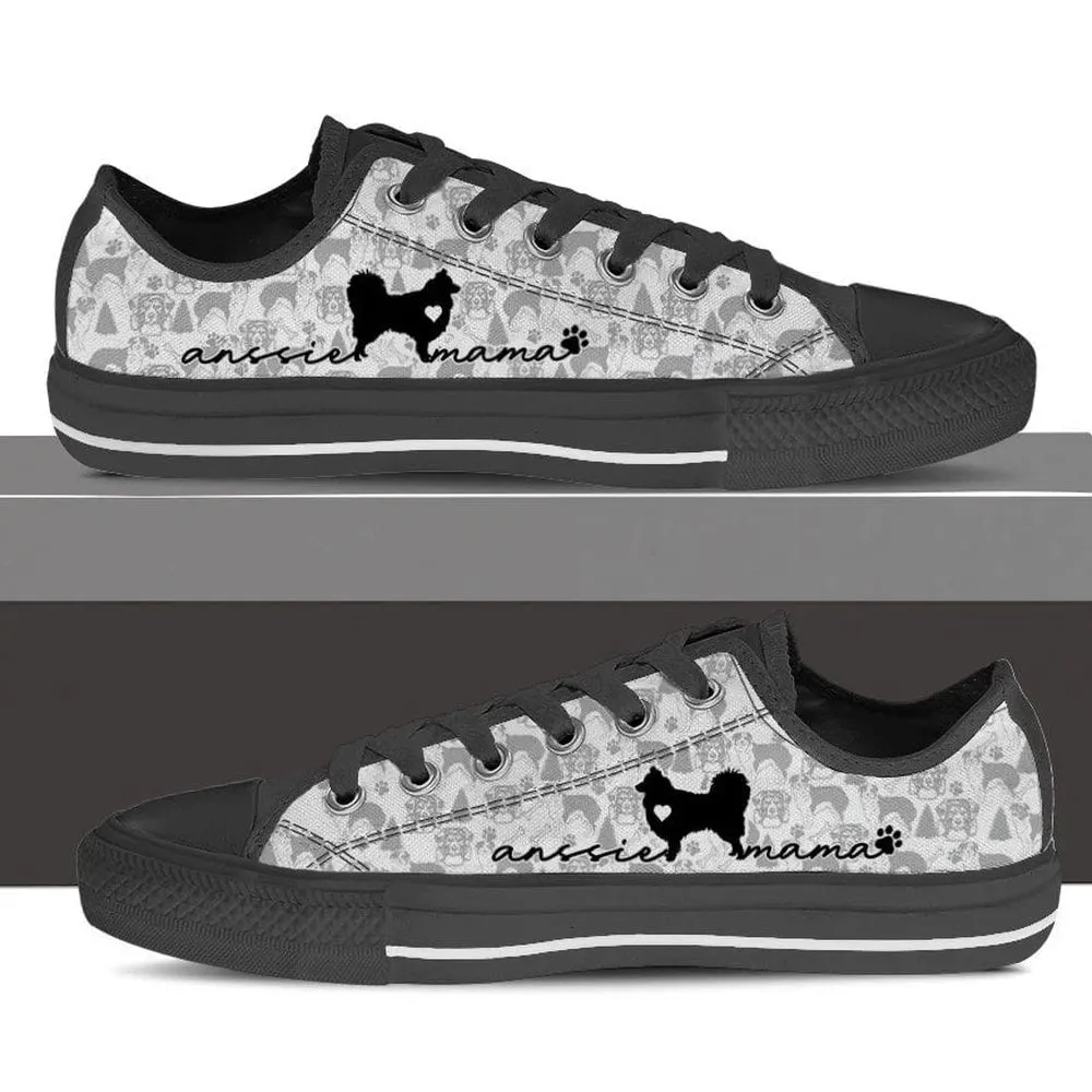 Australia Shepherd Low Top Shoes - Christmas Holiday Gift For Dog Lovers, Dog Printed Shoes, Canvas Shoes For Men, Women