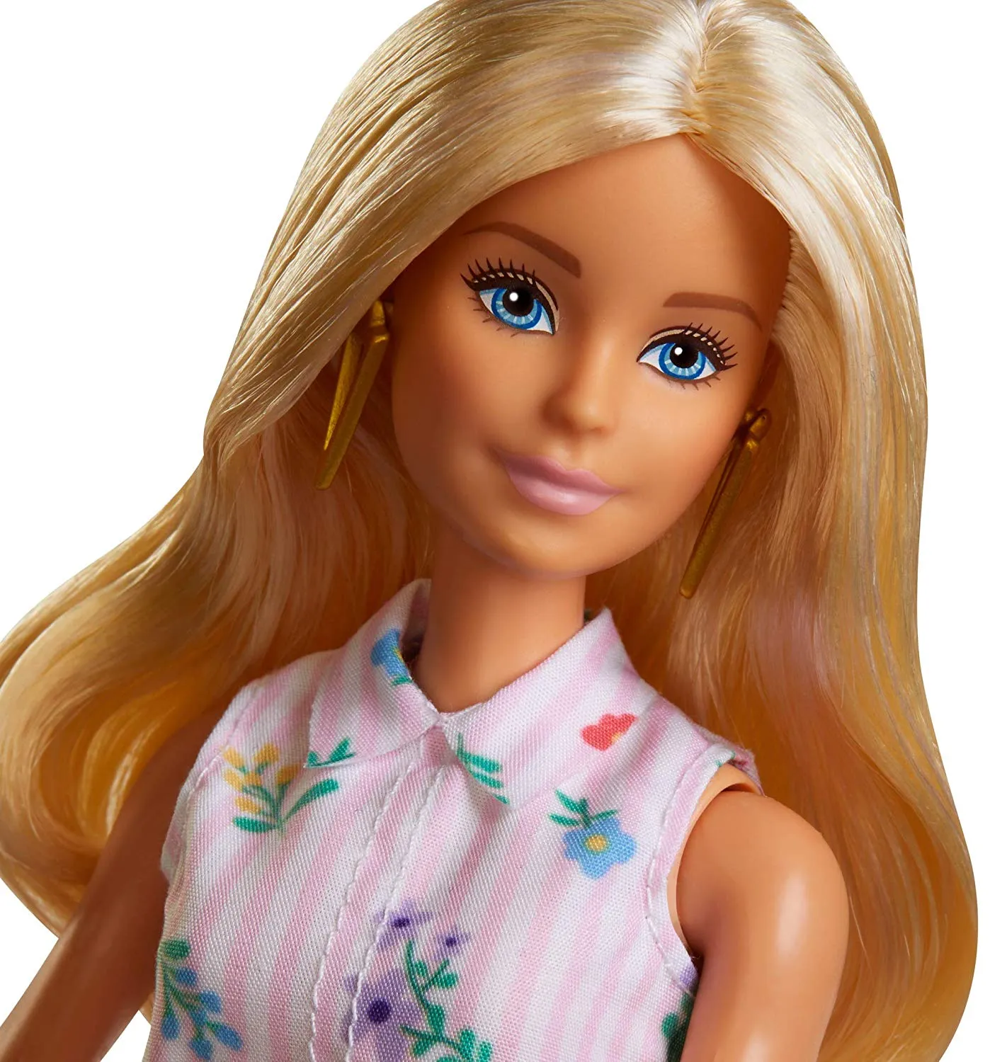 Barbie Fashionistas Doll with Long Blonde Hair Floral Outfit