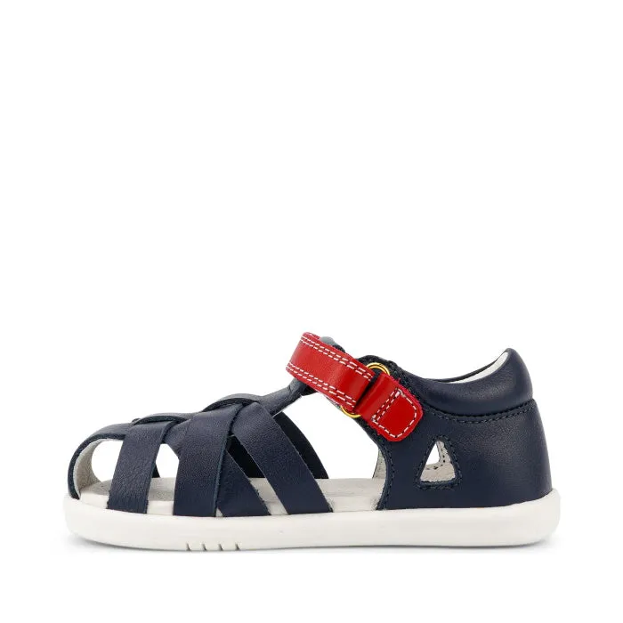 Bobux Iwalk IW Tropicana II Sandal 638309 Navy Red Strap