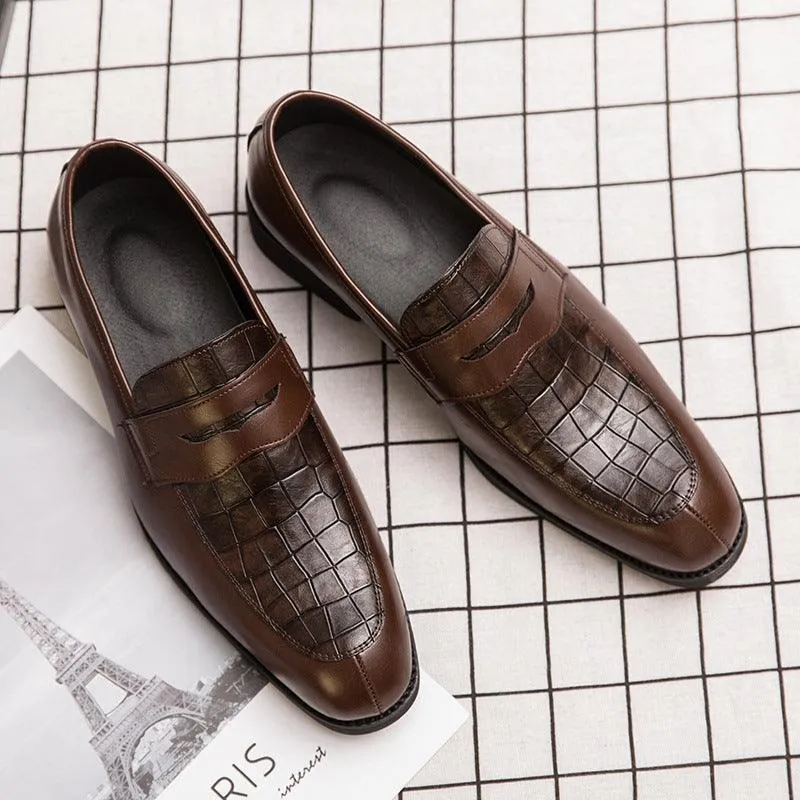 British Men's Casual Business Leather Shoes