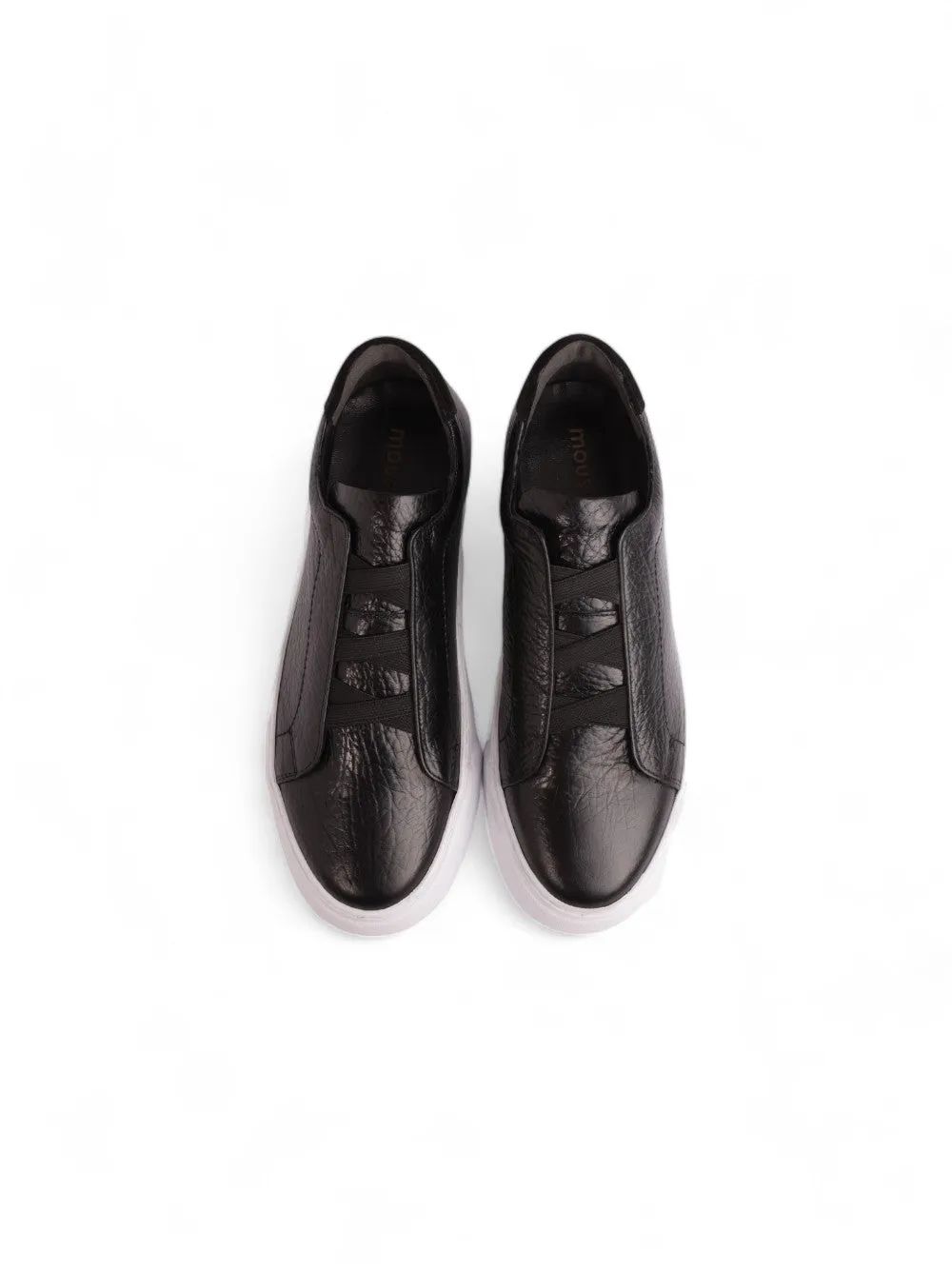 Casual Black Shoes With White Insole