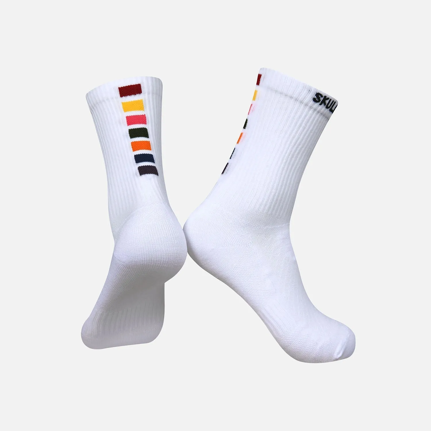 Cotton Blend Socks White Holiday II B