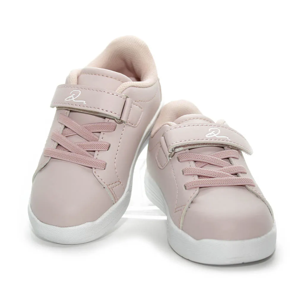 D Trendy Sneakers Pink White Silver Infants Walkers Toddlers Kids Girls - Kids Shoes