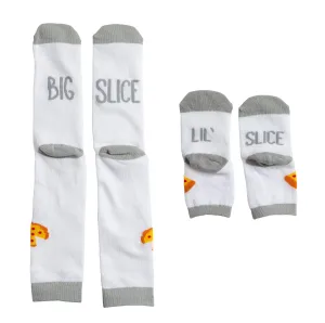 Daddy & Me Matching Pizza Sock Set