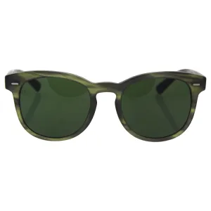 Dolce & Gabbana Men's DG4254 Sunglasses Matte Striped Olive Green / Grey Green 51mm