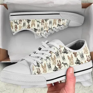 Dutch Shepherd Low Top Shoes - Low Top Sneaker, Dog Printed Shoes, Canvas Shoes For Men, Women