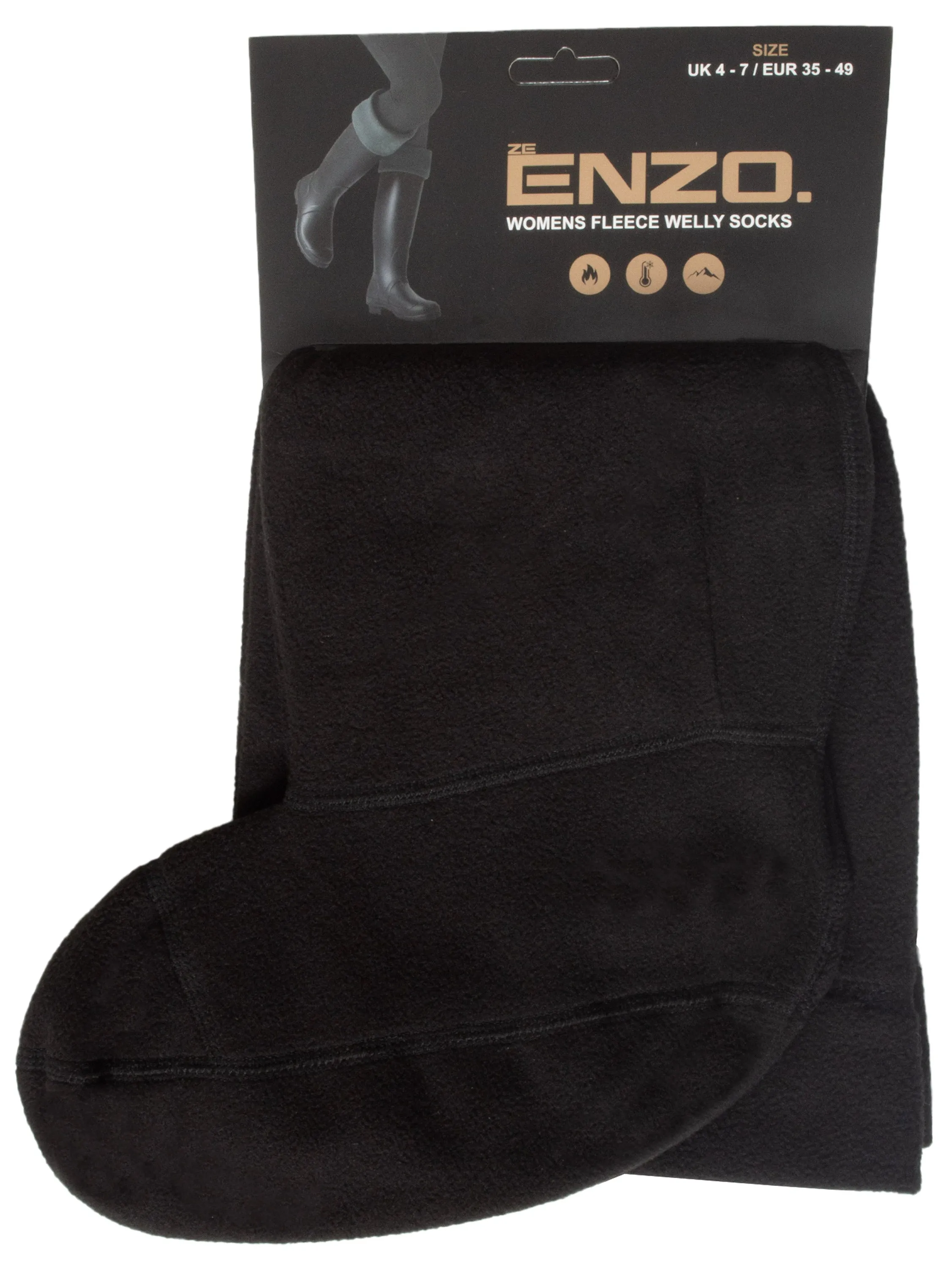 Enzo | Mens Fleece Wellie Socks