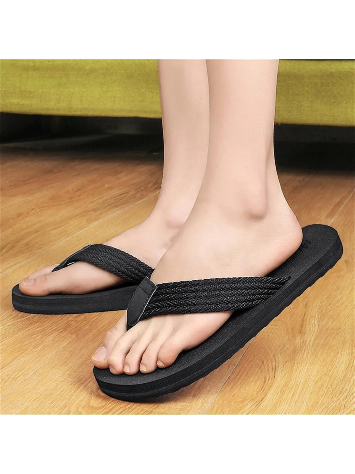 Extra Large Size Men's Slip-on Slides For Home, Daily & Beach Wear