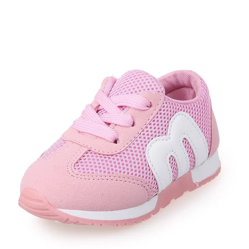 Fashion baby shoes for boys soft breathable mesh kids sneakers