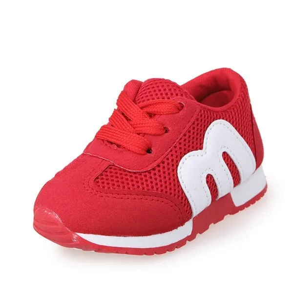 Fashion baby shoes for boys soft breathable mesh kids sneakers