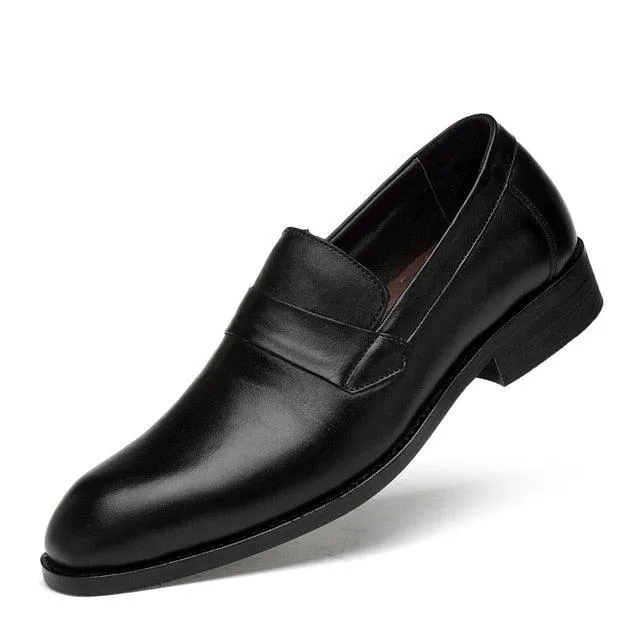 Genuine Leather Business Breathable Oxfords Shoes