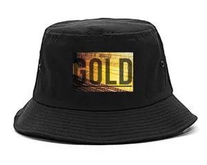 Gold Bricks Money Luxury Bank Cash Bucket Hat