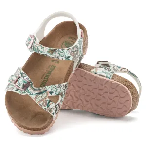 Kid's Birkenstock Rio Vegan Birko-Flor Color: Paisley Light Rose