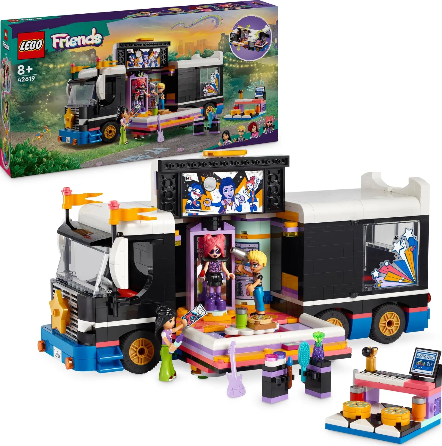 LEGO Friends: Pop Star Music Tour Bus