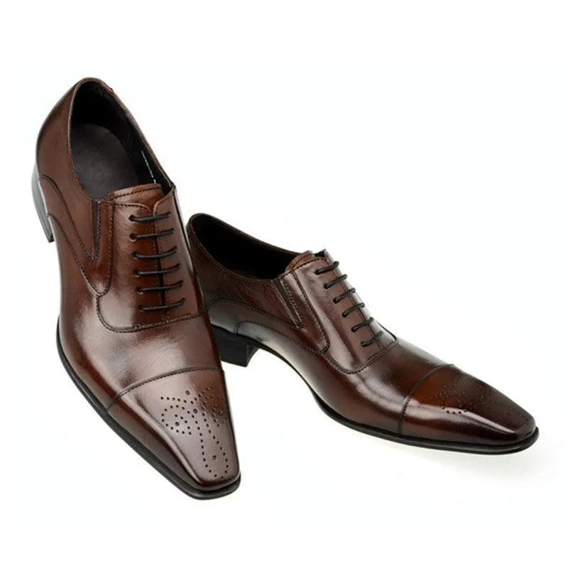 Men's Casual Fashion Square Toe Shoes