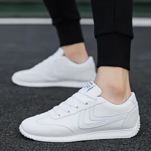 Men's Korean Style Trendy Shoes Breathable All-Match White Shoes