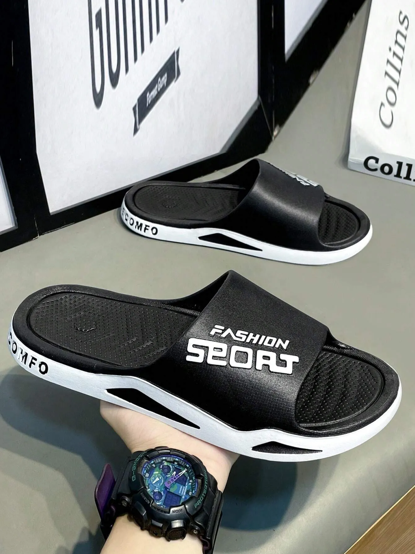 Men's Summer Fashion Flip Flops Sports Slippers Casual Beach Shoes