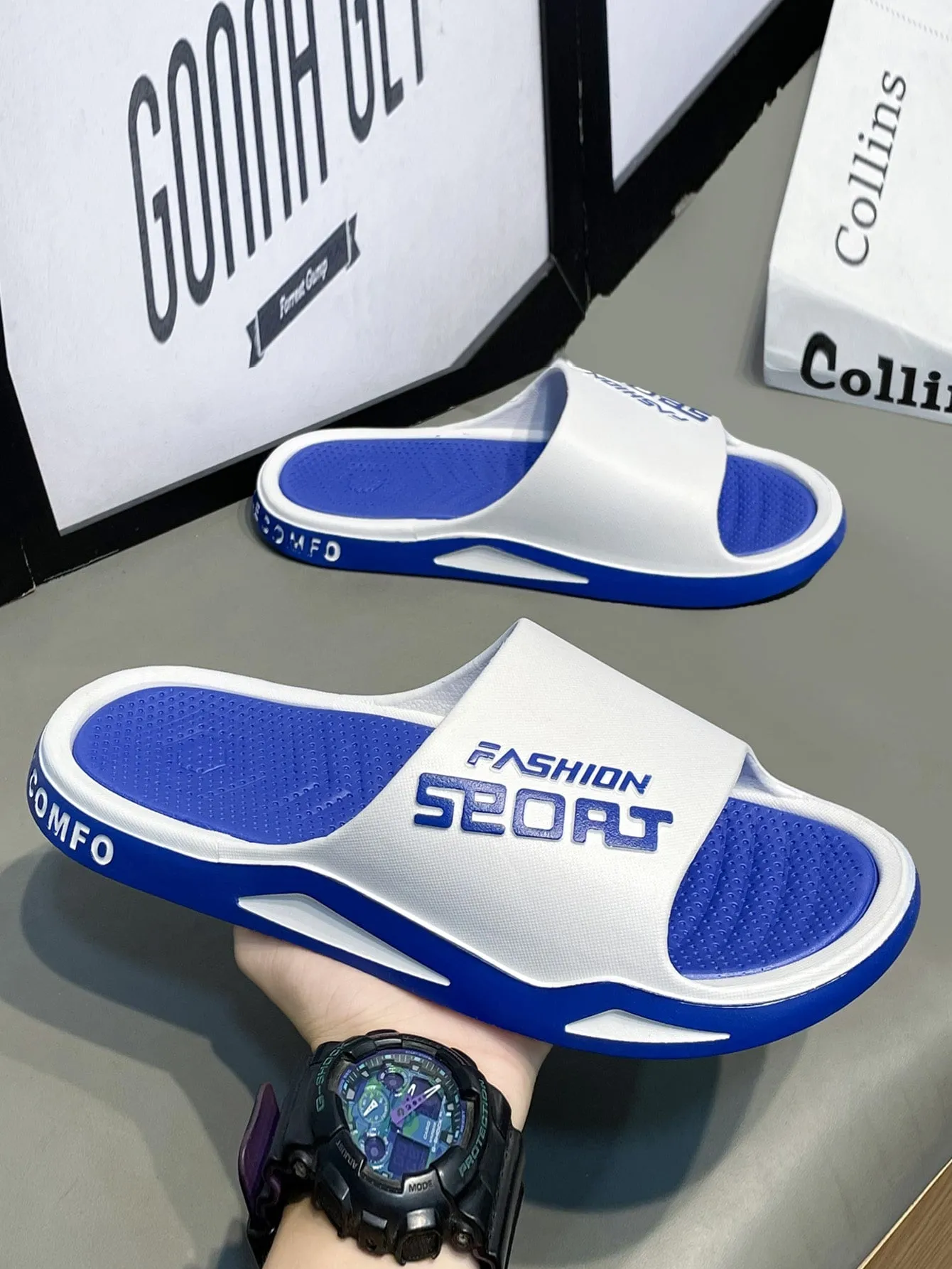 Men's Summer Fashion Flip Flops Sports Slippers Casual Beach Shoes