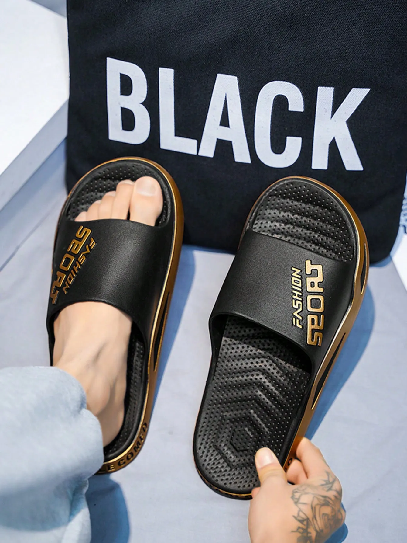 Men's Summer Fashion Flip Flops Sports Slippers Casual Beach Shoes