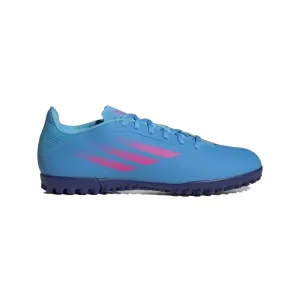 Men's X Speedflow.4 Turf Football Shoe (Sky Rush/Team Shock Pink/Legacy Indigo)