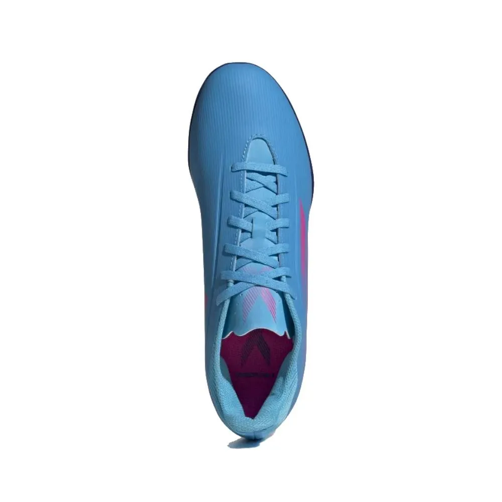 Men's X Speedflow.4 Turf Football Shoe (Sky Rush/Team Shock Pink/Legacy Indigo)