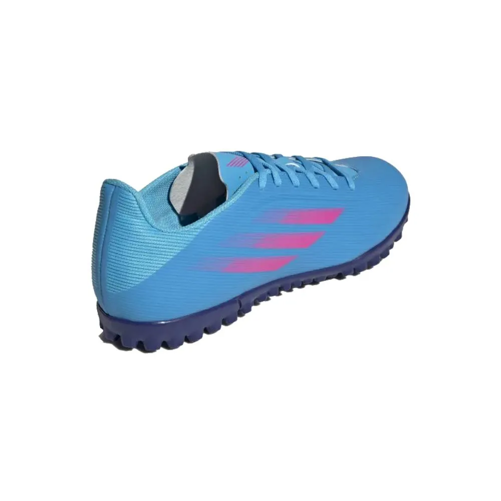 Men's X Speedflow.4 Turf Football Shoe (Sky Rush/Team Shock Pink/Legacy Indigo)