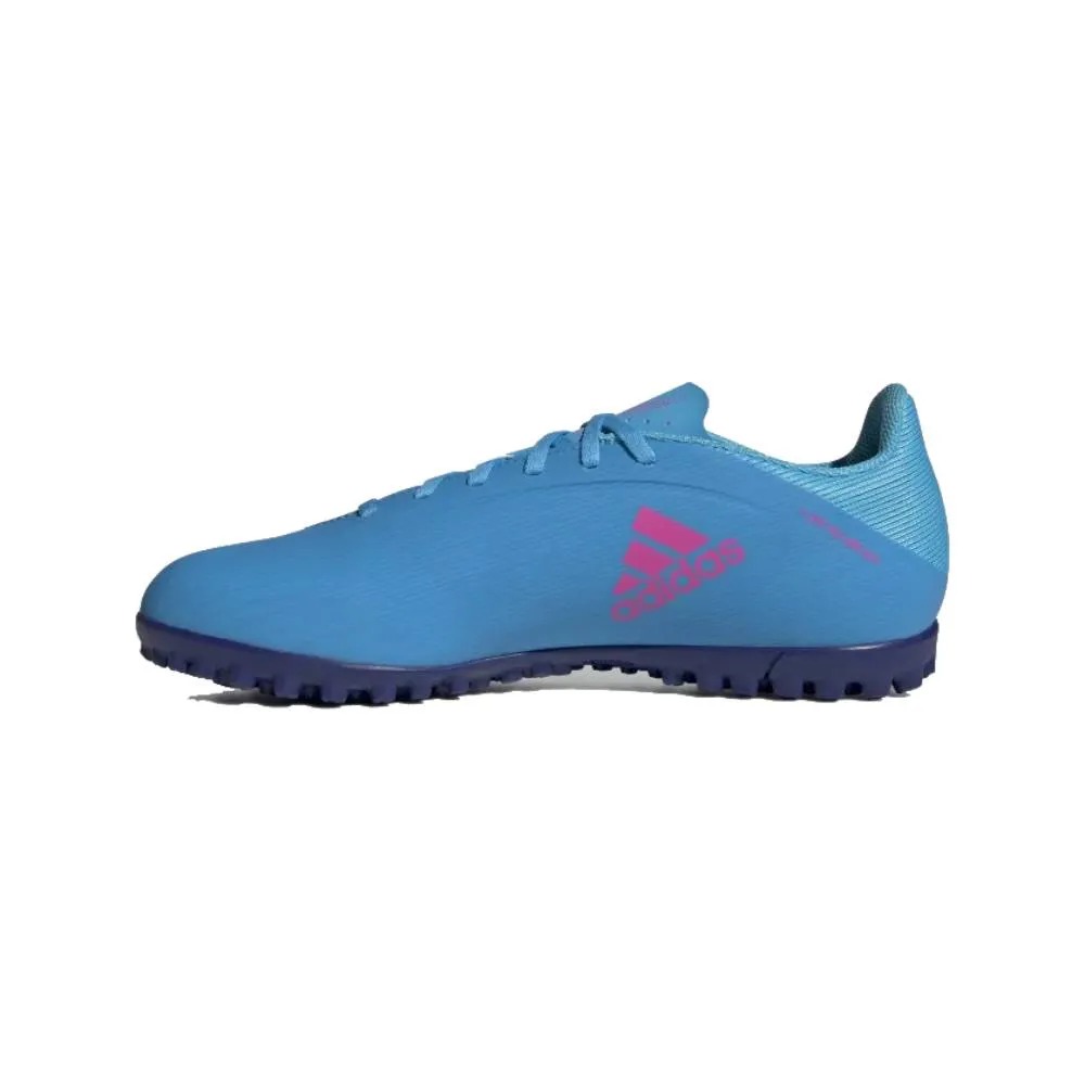 Men's X Speedflow.4 Turf Football Shoe (Sky Rush/Team Shock Pink/Legacy Indigo)