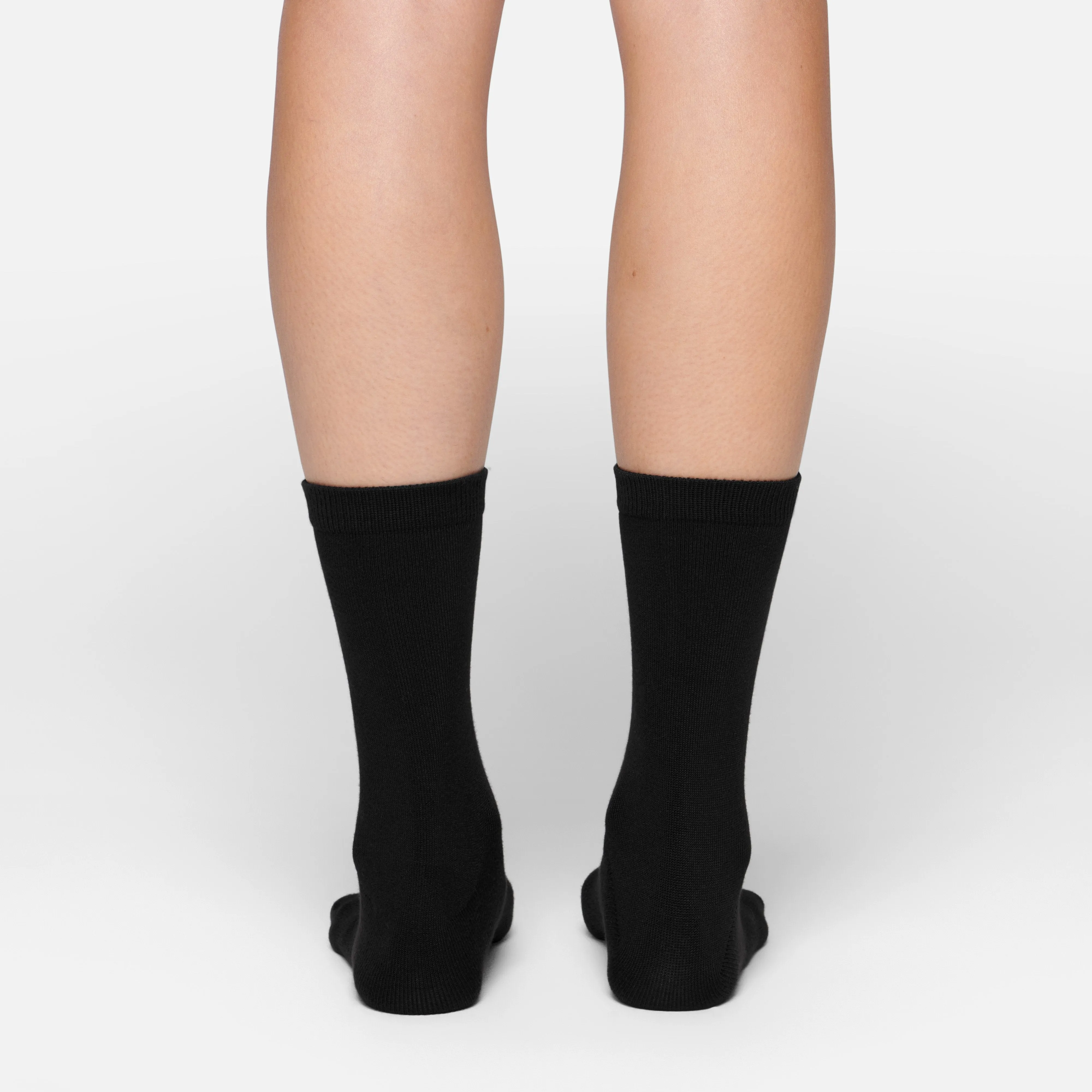 MICROPOLY CREW SOCK | ONYX