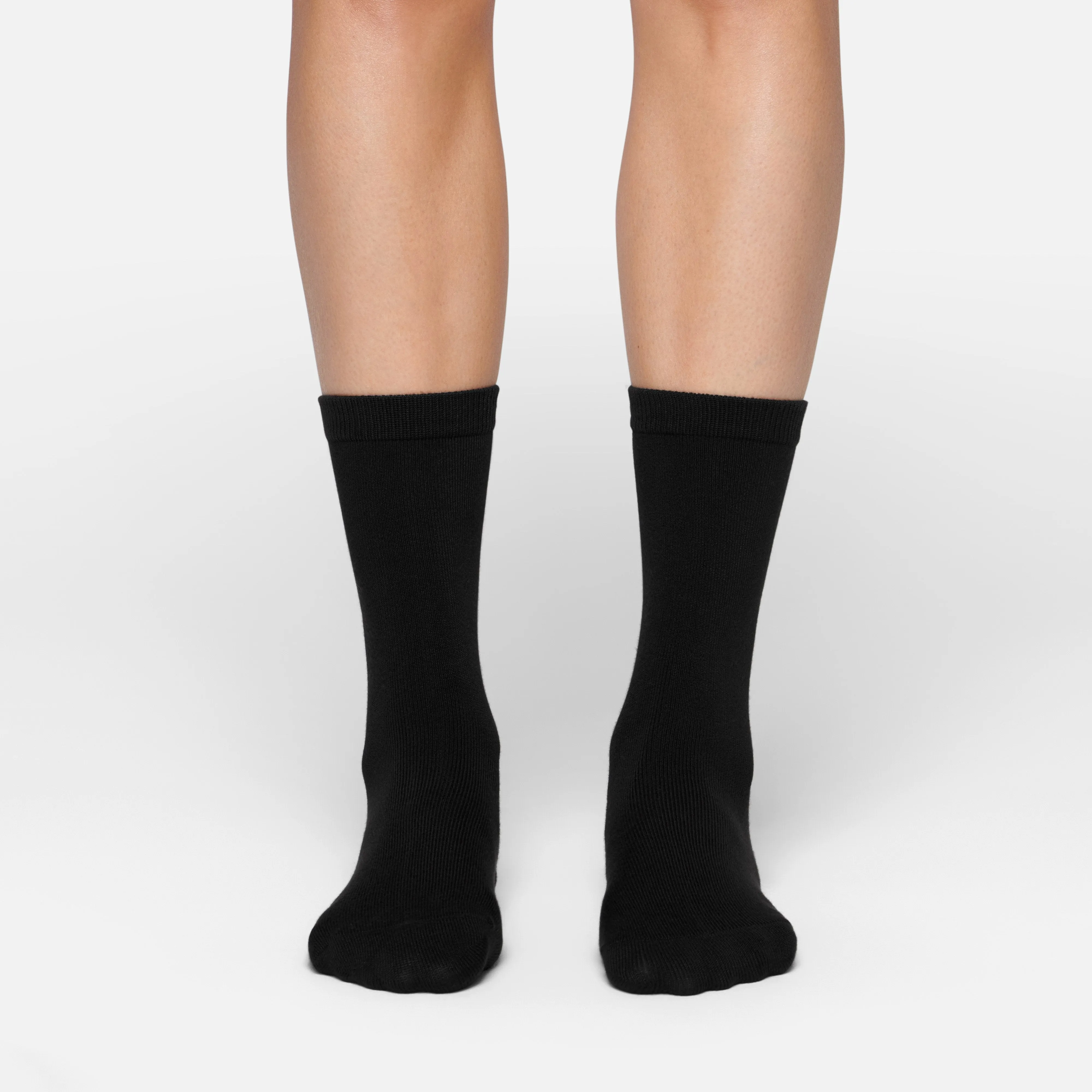 MICROPOLY CREW SOCK | ONYX