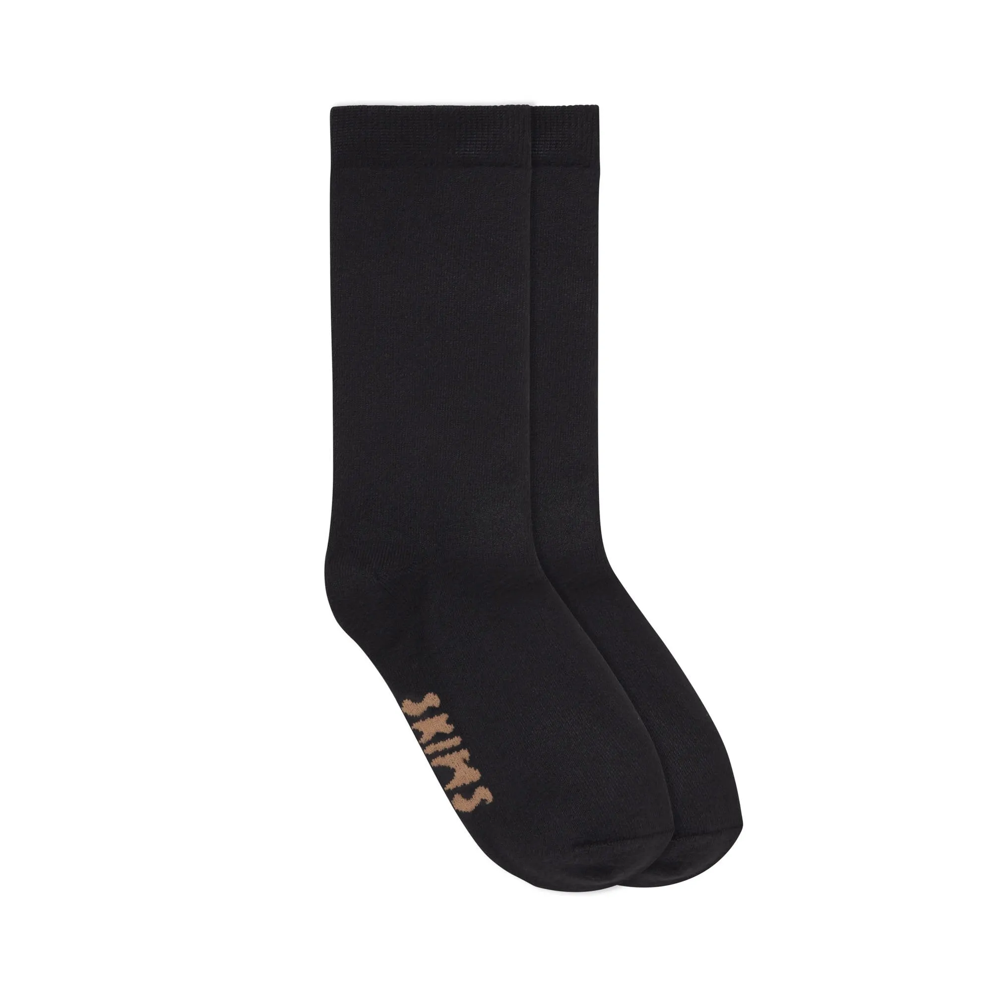 MICROPOLY CREW SOCK | ONYX