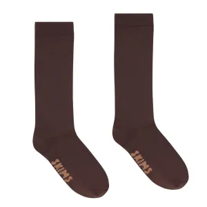 MICROPOLY MID CALF SOCK | COCOA