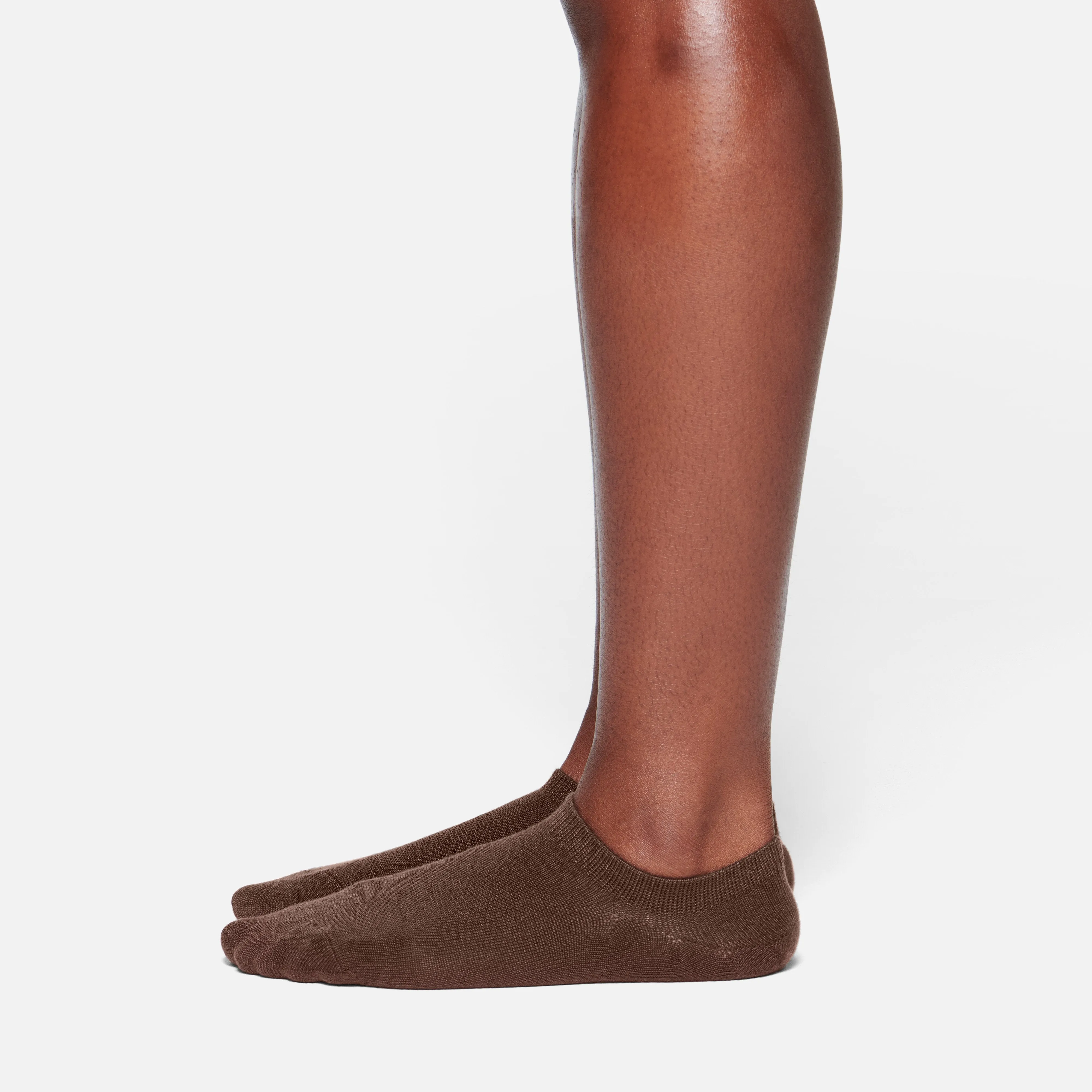 MICROPOLY NO SHOW SOCK | COCOA