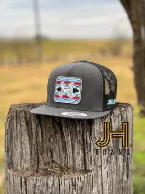 New 2022 Jobes Trucker Cap-  All Grey JH Candy Patch