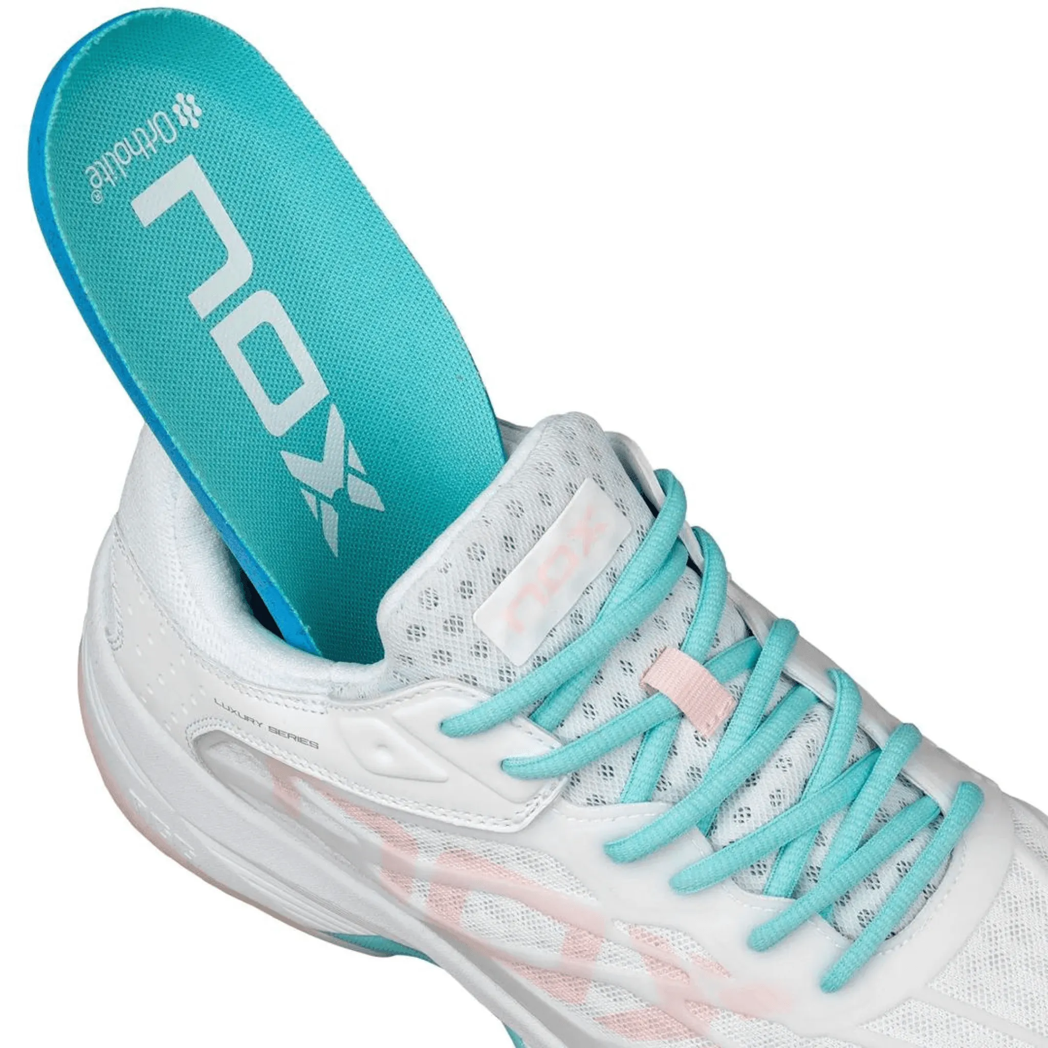 Nox AT10 LUX WHITE/POTPURRI Women's Padel Shoes