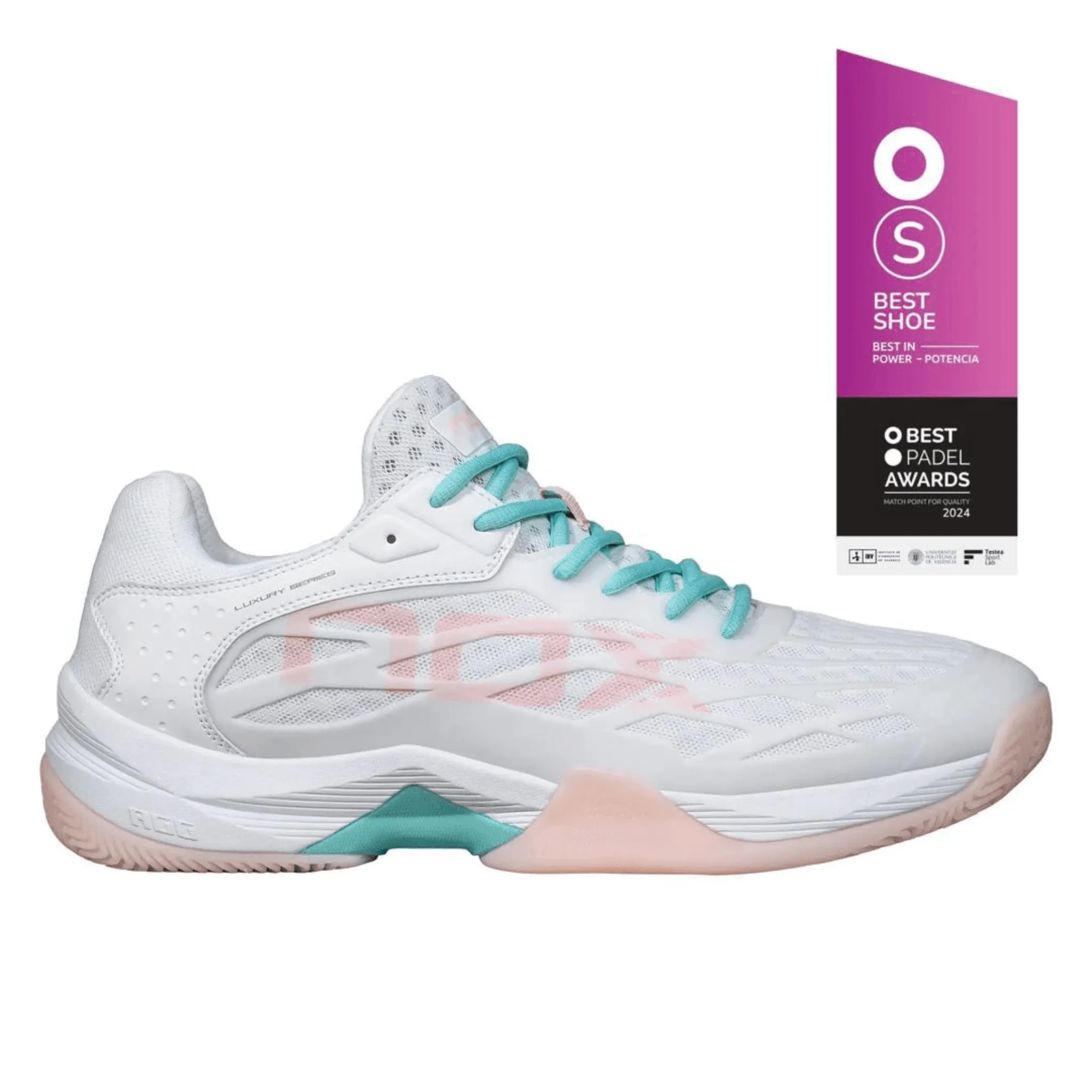 Nox AT10 LUX WHITE/POTPURRI Women's Padel Shoes