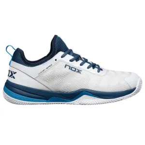 NOX NERBO WHITE/SWEDISH BLUE PADEL SHOES