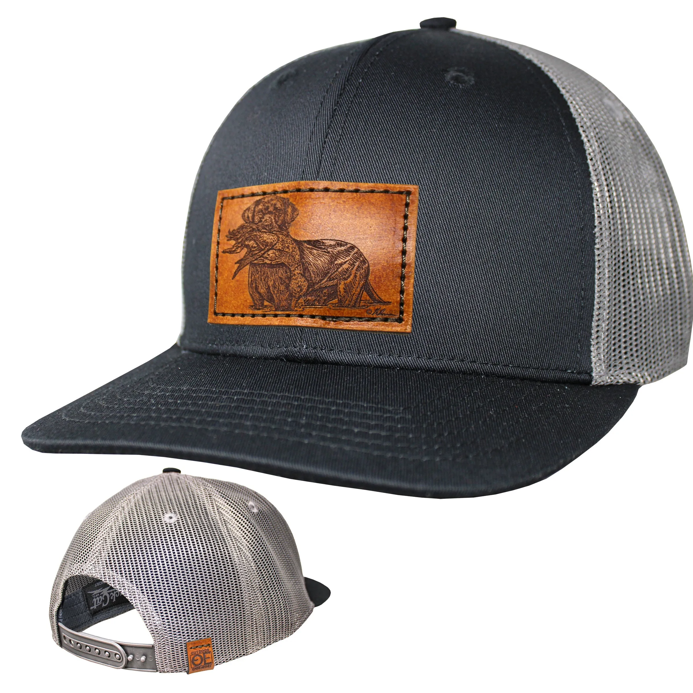 OE - Performance Trucker Hat - Lab Retrieved Leather Patch