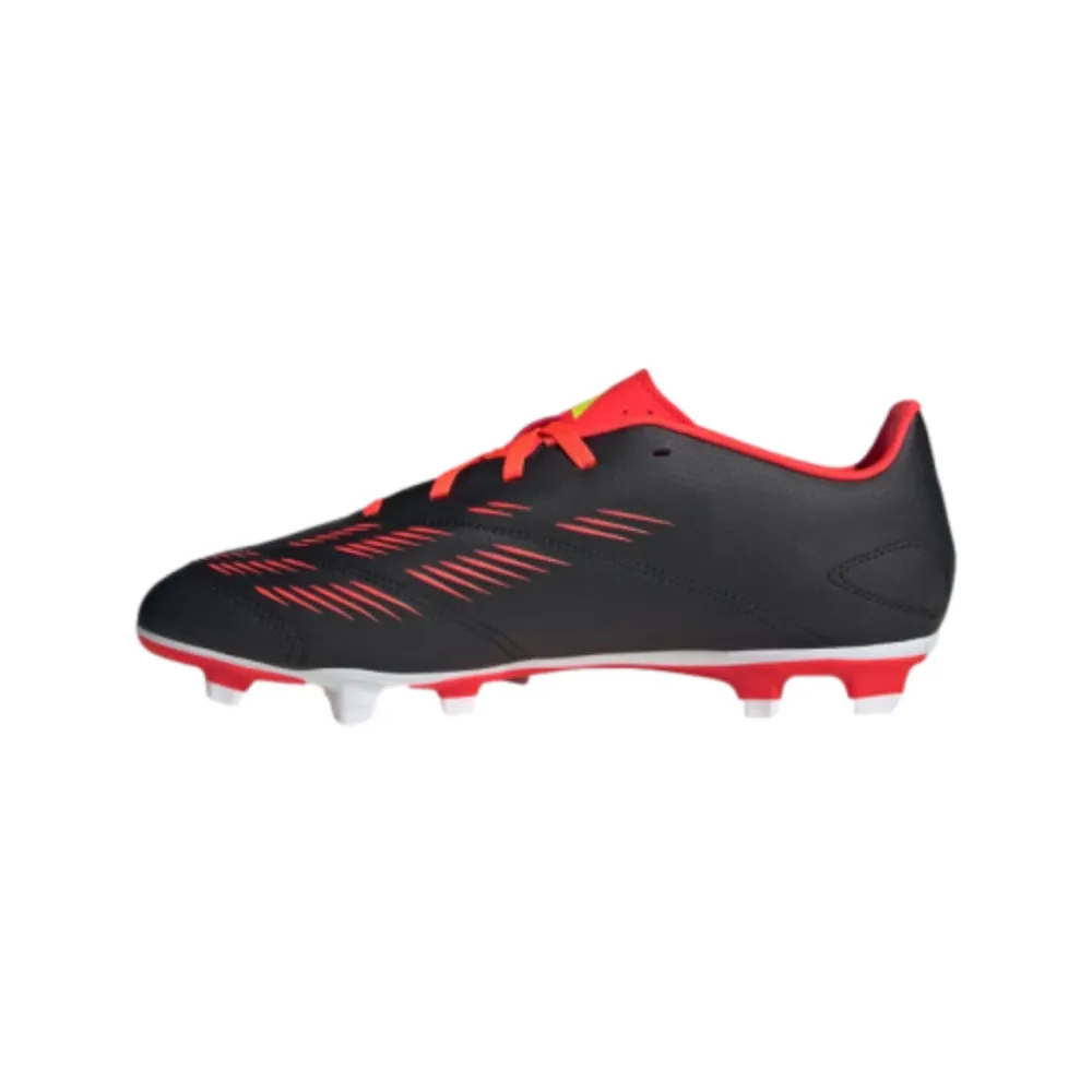 Predator Club Flexible Ground Football Shoe (Core Black/Cloud White/Solar Red)