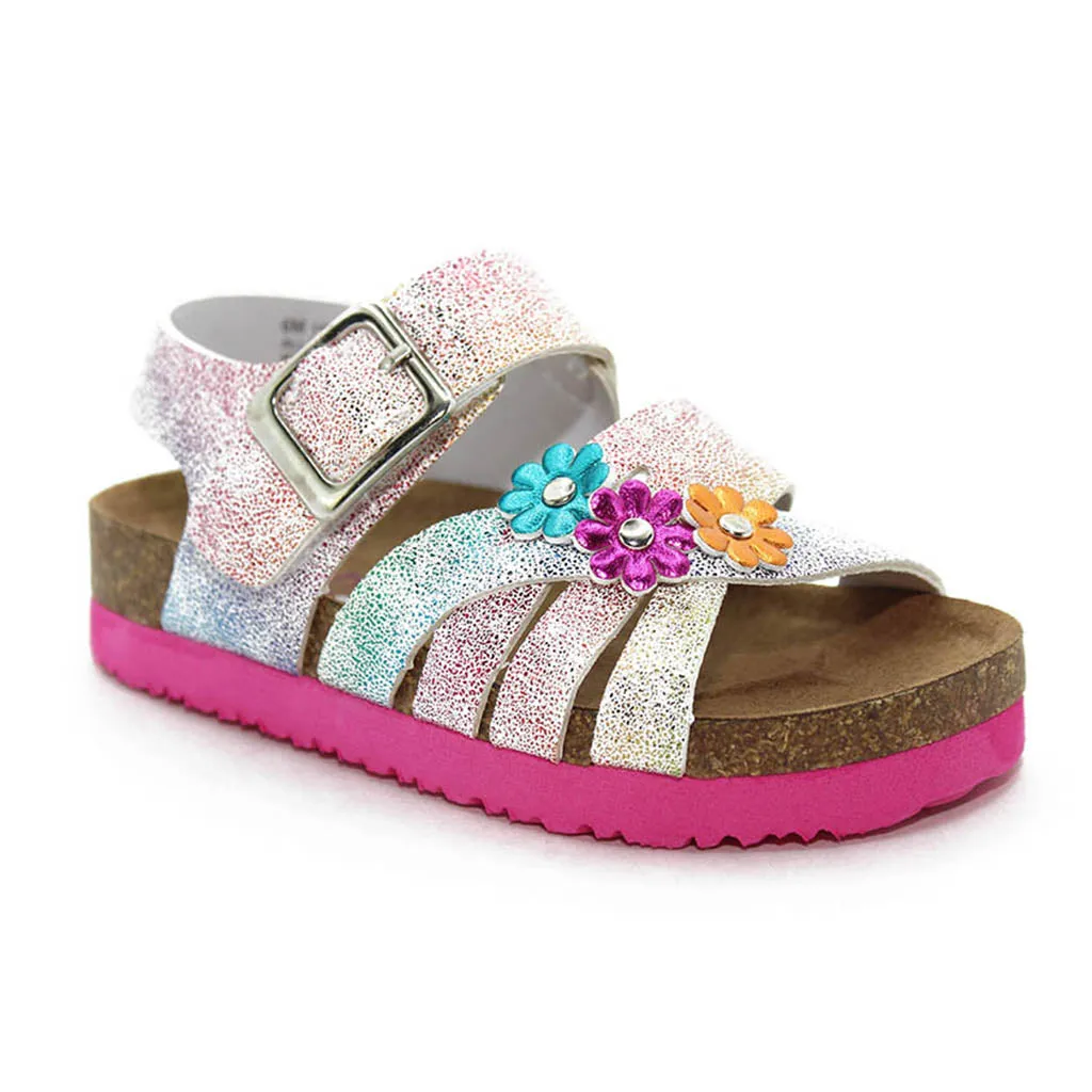 Rachel Lil Drew Sandals Rainbow Multi Walkers Toddlers Girls - Kids Shoes