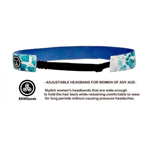 RAVEbandz Adjustable Headbands Soccer - (Emoji Love)