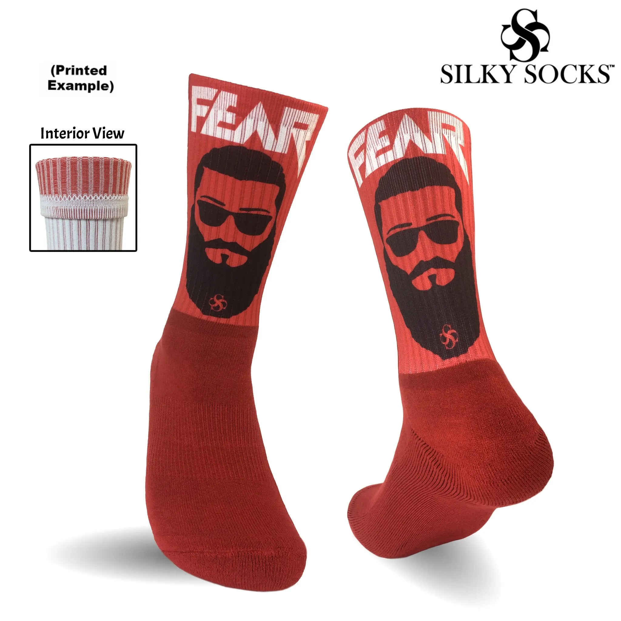 Red Athletic Socks - Custom