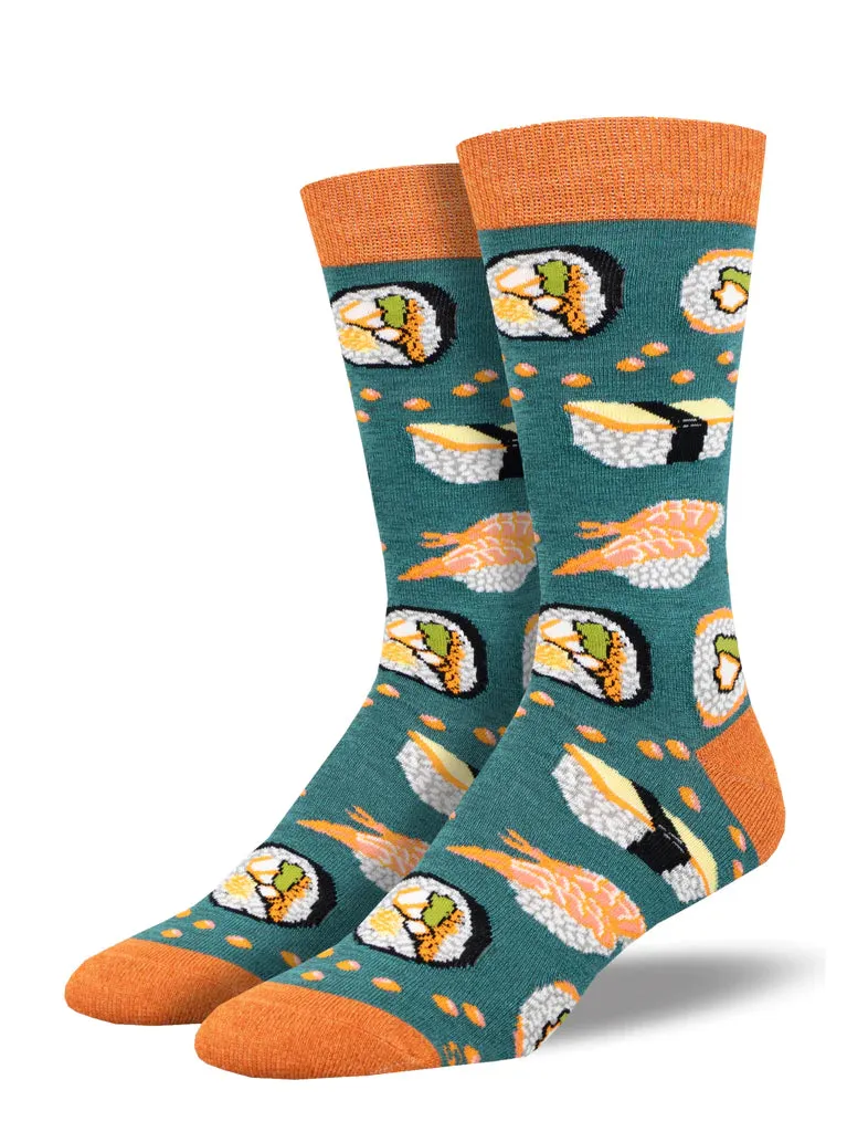 Sushi Come, Sushi Go Bamboo Socks